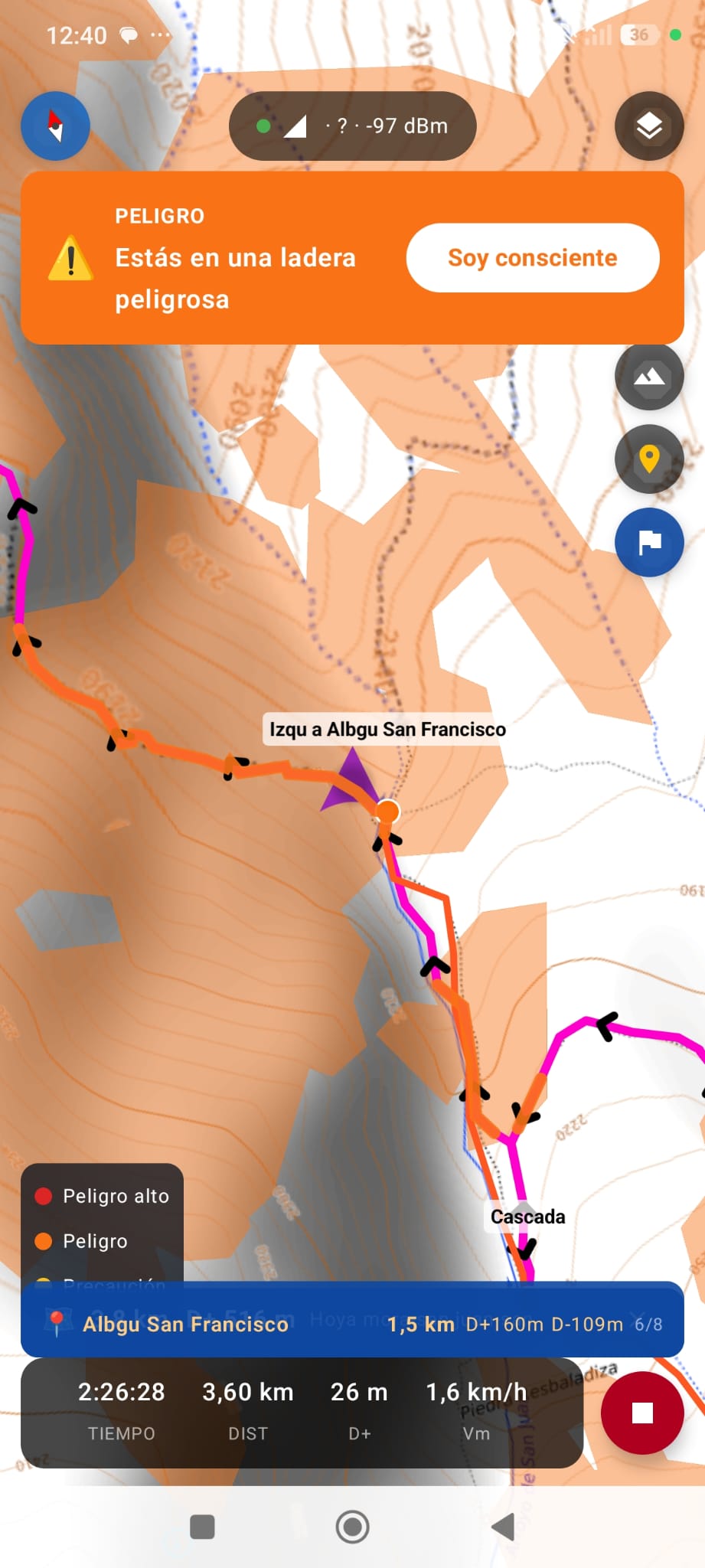 Selector de capas con Mapa de seguridad